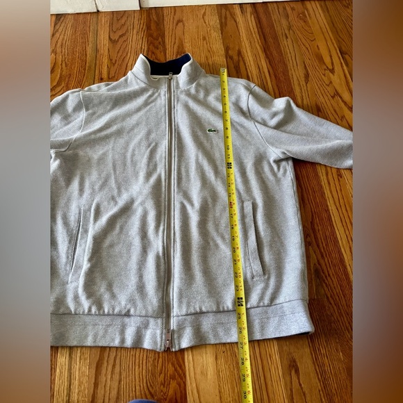 Izod Lacoste Light Gray Zip-Up Jacket - XL - EUC - Picture 10 of 11